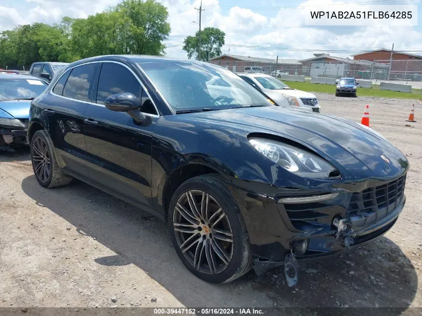 WP1AB2A51FLB64285 2015 Porsche Macan S