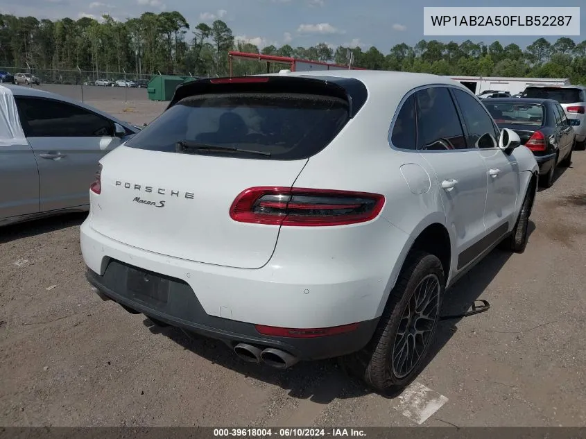 WP1AB2A50FLB52287 2015 Porsche Macan S