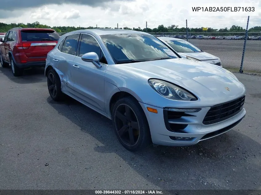 2015 Porsche Macan S VIN: WP1AB2A50FLB71633 Lot: 39844302