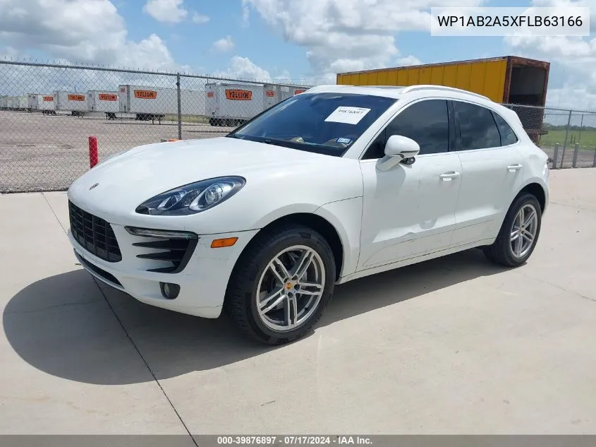 2015 Porsche Macan S VIN: WP1AB2A5XFLB63166 Lot: 39876897