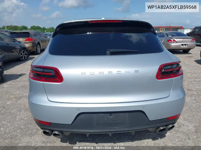 2015 Porsche Macan S VIN: WP1AB2A5XFLB59568 Lot: 40161816