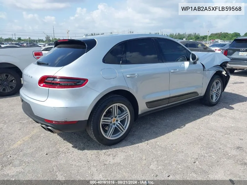 WP1AB2A5XFLB59568 2015 Porsche Macan S