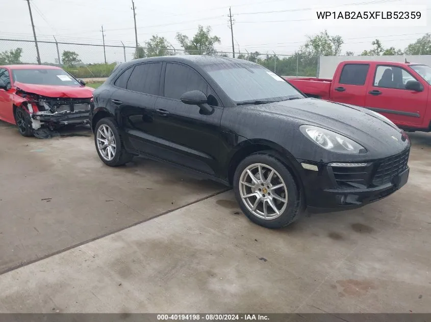 2015 Porsche Macan S VIN: WP1AB2A5XFLB52359 Lot: 40194198