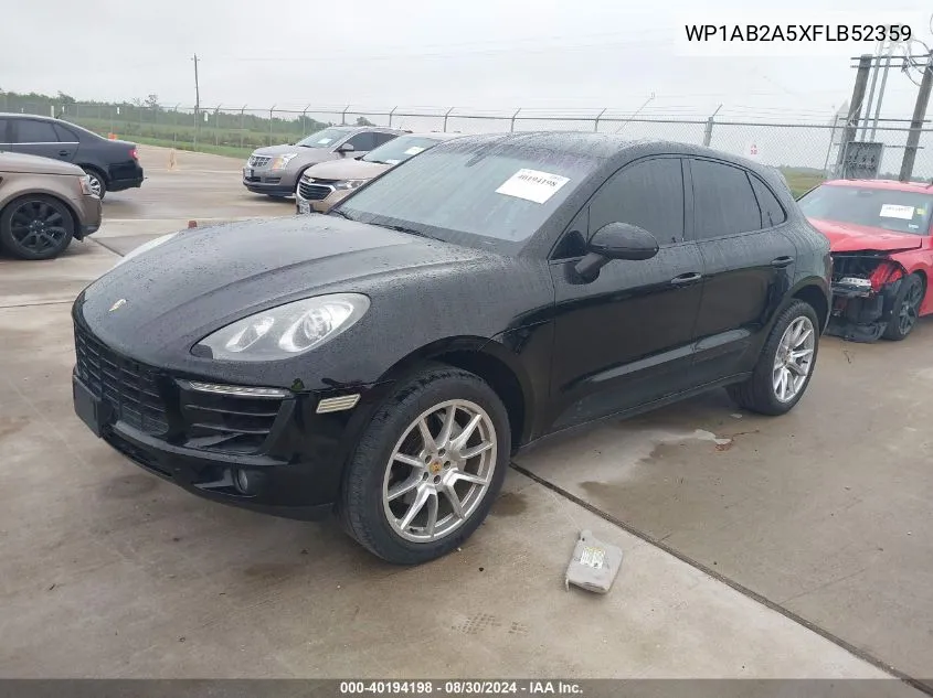 WP1AB2A5XFLB52359 2015 Porsche Macan S