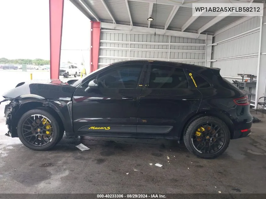 2015 Porsche Macan S VIN: WP1AB2A5XFLB58212 Lot: 40233306