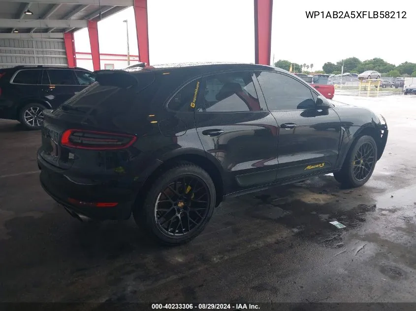 2015 Porsche Macan S VIN: WP1AB2A5XFLB58212 Lot: 40233306