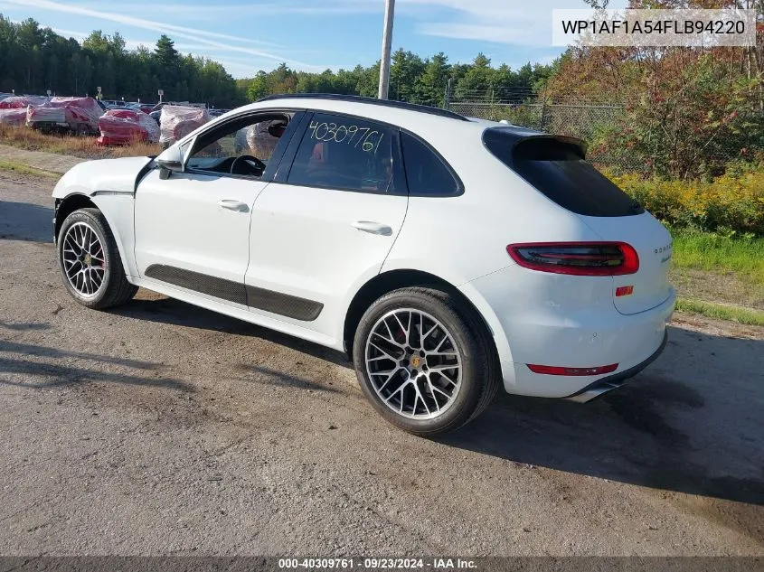 2015 Porsche Macan VIN: WP1AF1A54FLB94220 Lot: 40309761