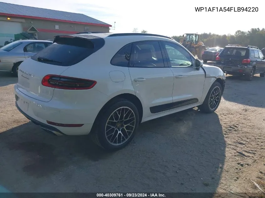 2015 Porsche Macan VIN: WP1AF1A54FLB94220 Lot: 40309761