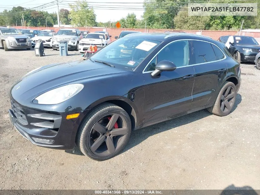 2015 Porsche Macan Turbo VIN: WP1AF2A51FLB47782 Lot: 40341966