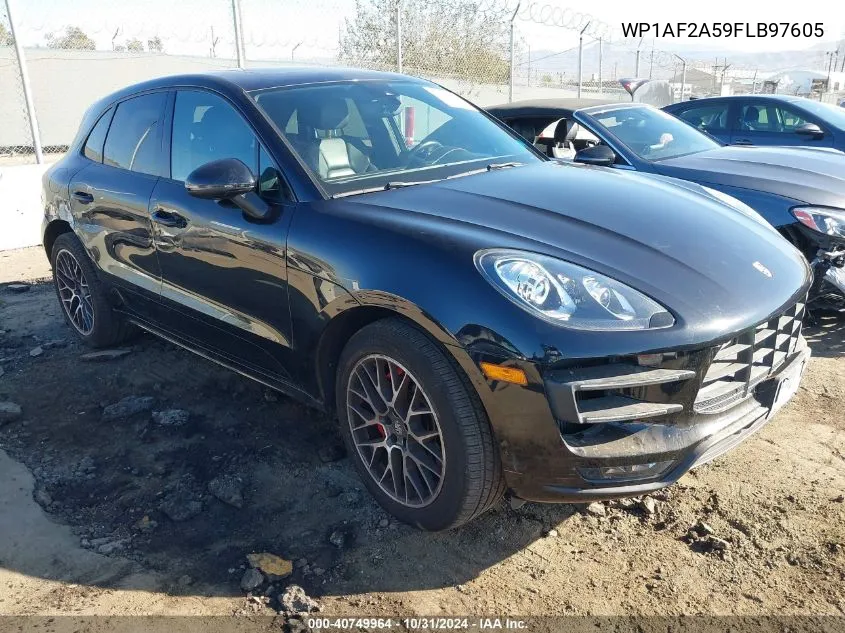 2015 Porsche Macan Turbo VIN: WP1AF2A59FLB97605 Lot: 40749964