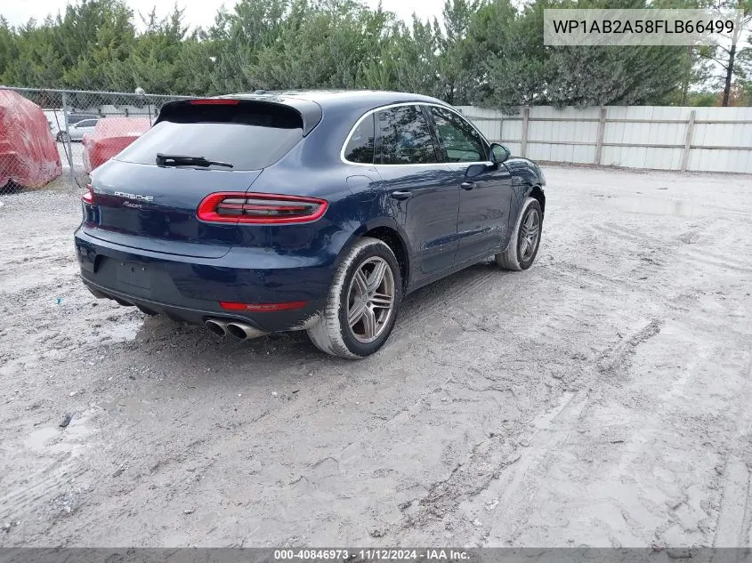 2015 Porsche Macan S VIN: WP1AB2A58FLB66499 Lot: 40846973