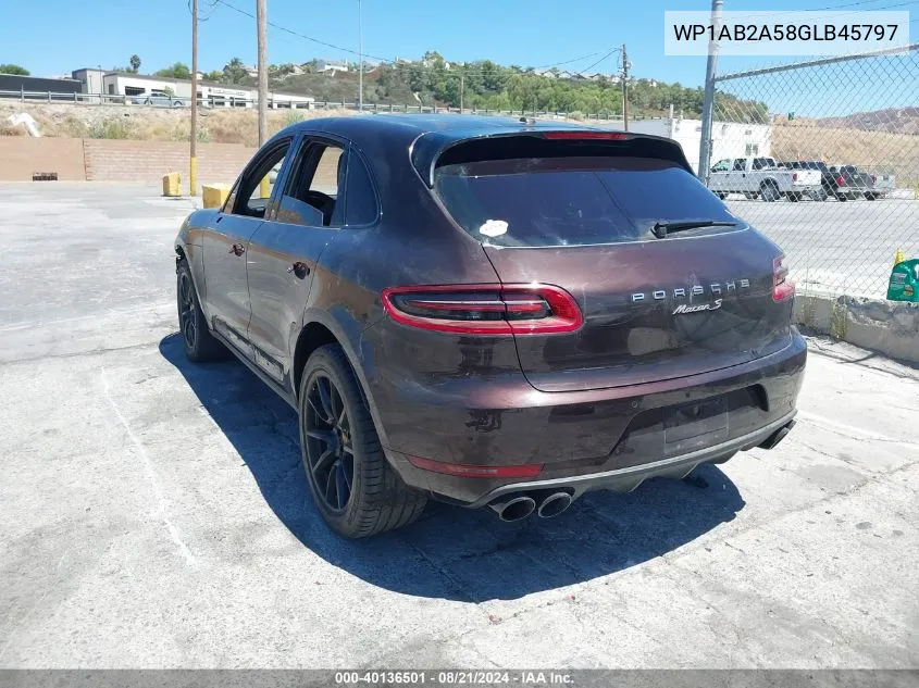 WP1AB2A58GLB45797 2016 Porsche Macan S