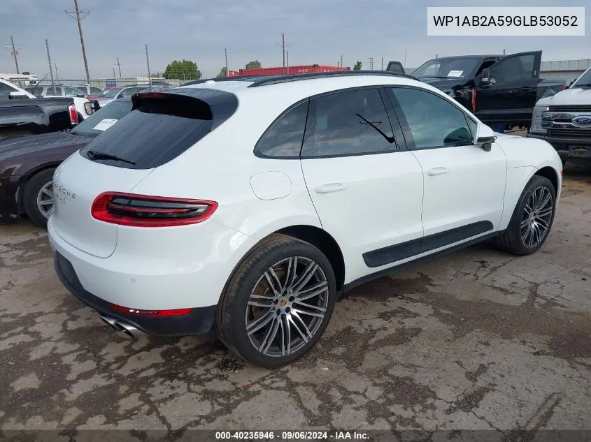 2016 Porsche Macan S VIN: WP1AB2A59GLB53052 Lot: 40235946