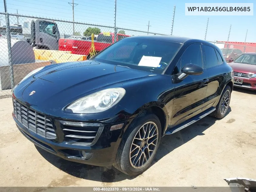 WP1AB2A56GLB49685 2016 Porsche Macan S