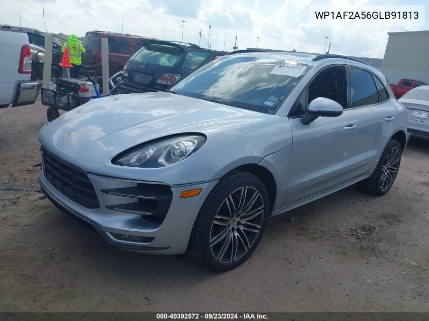 2016 Porsche Macan Turbo VIN: WP1AF2A56GLB91813 Lot: 40392572