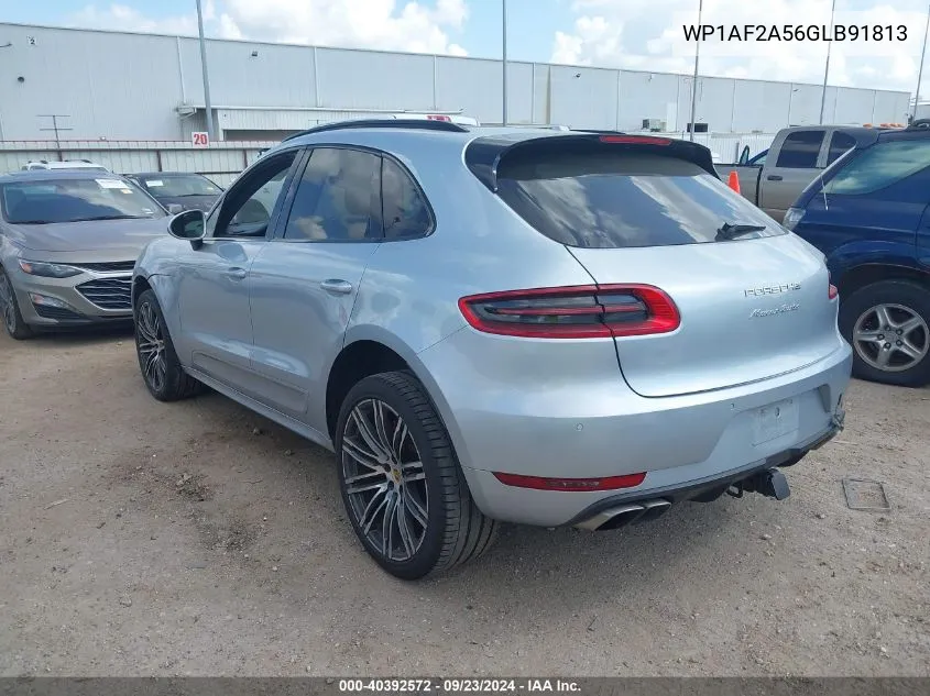 2016 Porsche Macan Turbo VIN: WP1AF2A56GLB91813 Lot: 40392572