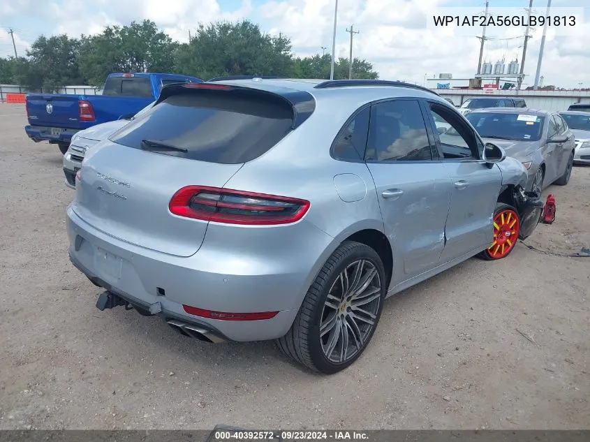 2016 Porsche Macan Turbo VIN: WP1AF2A56GLB91813 Lot: 40392572