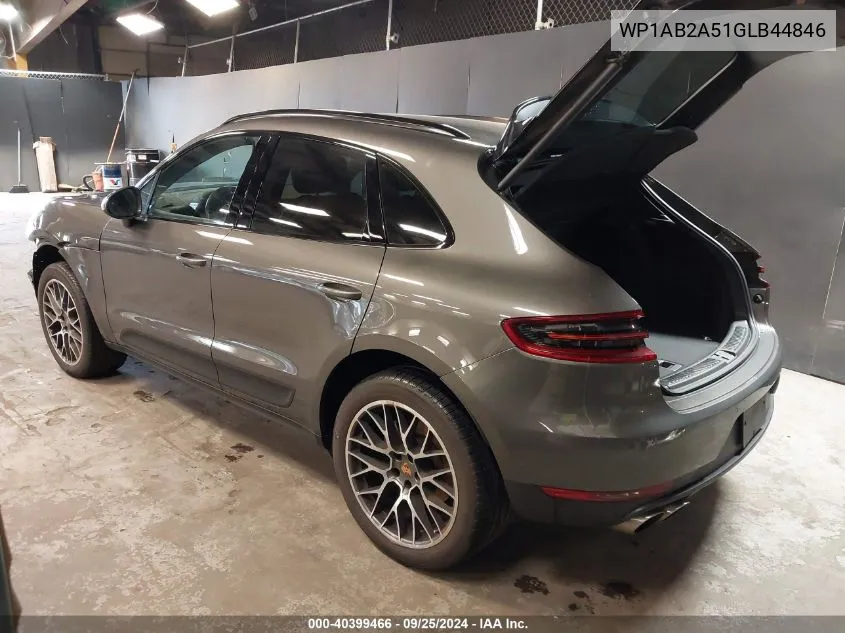 2016 Porsche Macan S VIN: WP1AB2A51GLB44846 Lot: 40399466