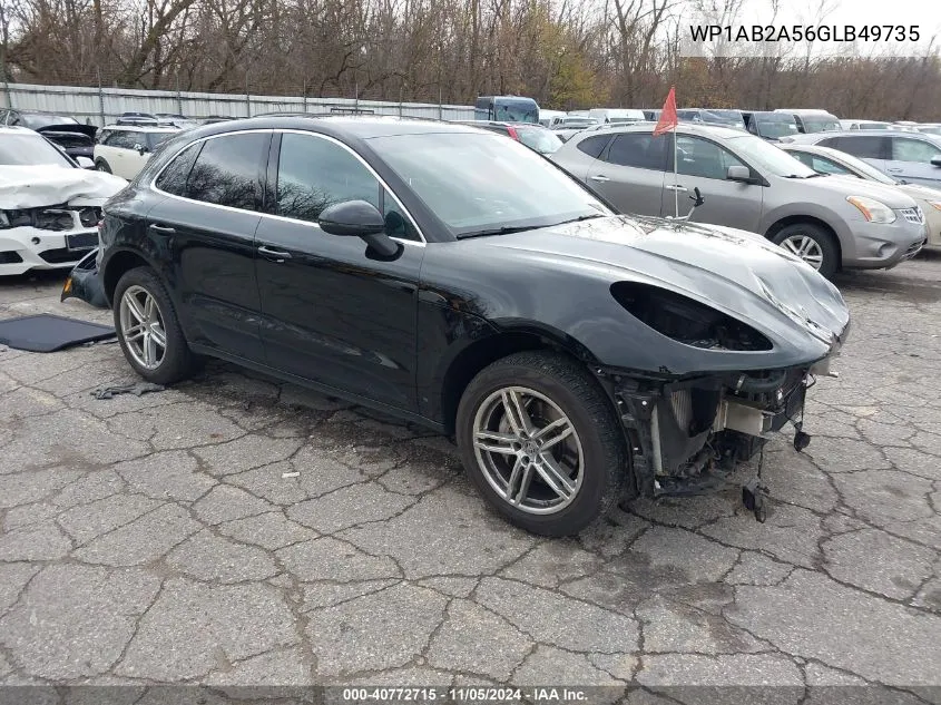 2016 Porsche Macan S VIN: WP1AB2A56GLB49735 Lot: 40772715