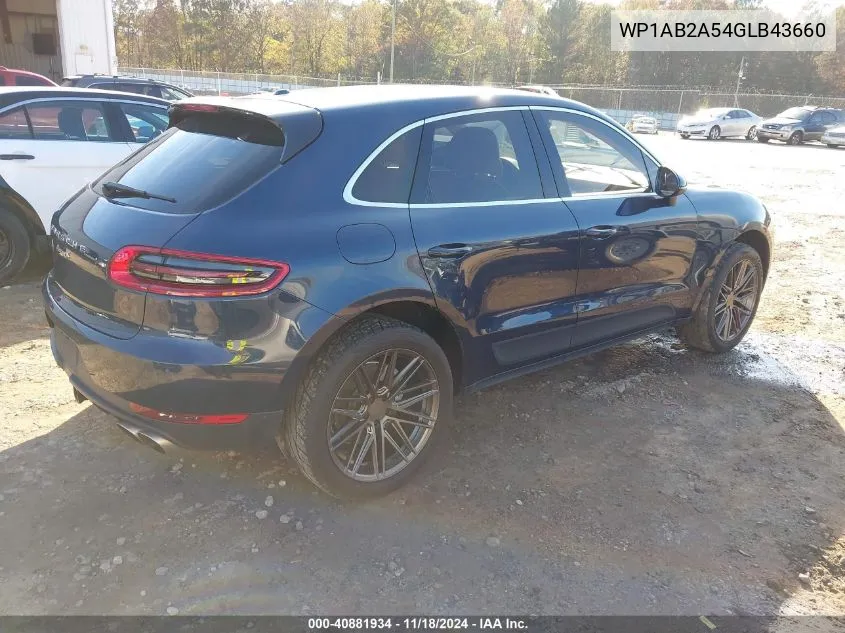 2016 Porsche Macan S VIN: WP1AB2A54GLB43660 Lot: 40881934