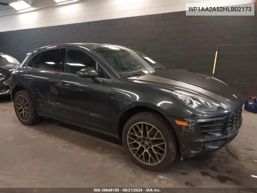 2017 Porsche Macan VIN: WP1AA2A52HLB02173 Lot: 39648185