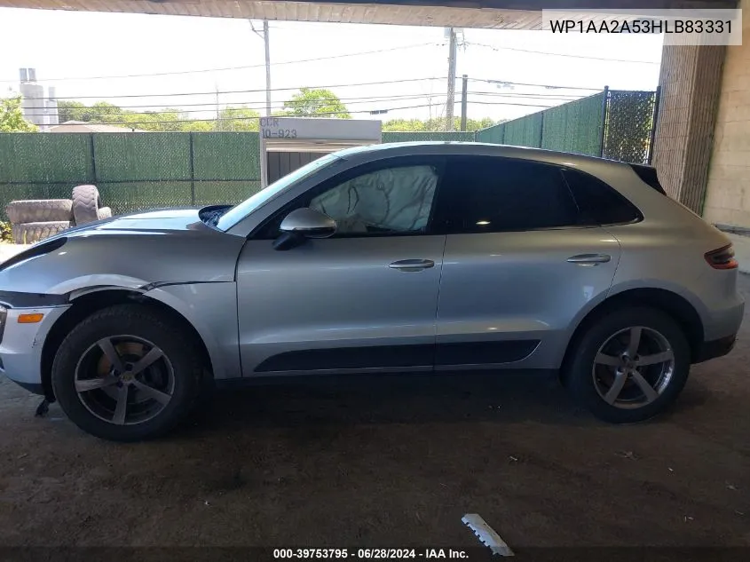 WP1AA2A53HLB83331 2017 Porsche Macan