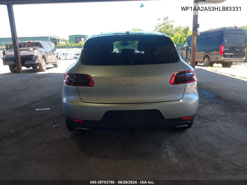 WP1AA2A53HLB83331 2017 Porsche Macan