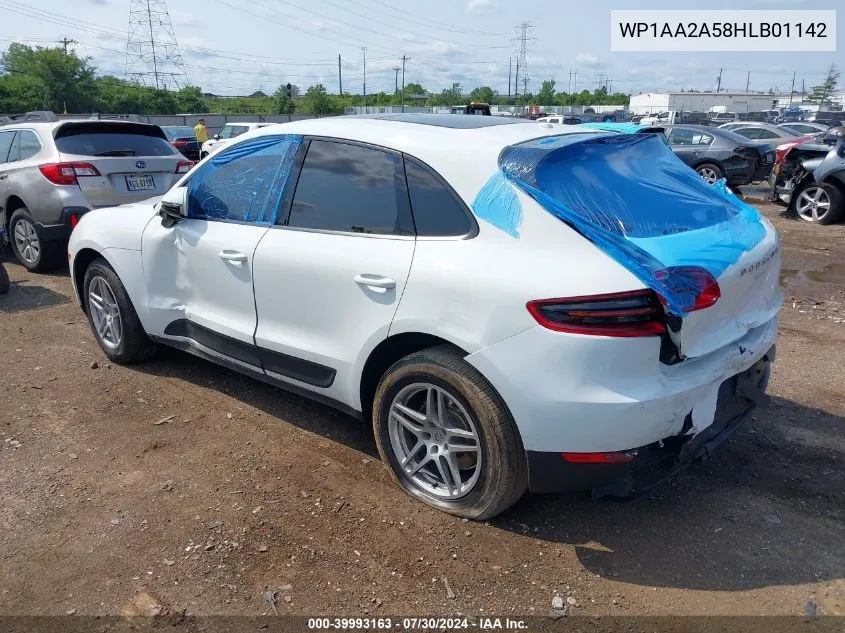 WP1AA2A58HLB01142 2017 Porsche Macan