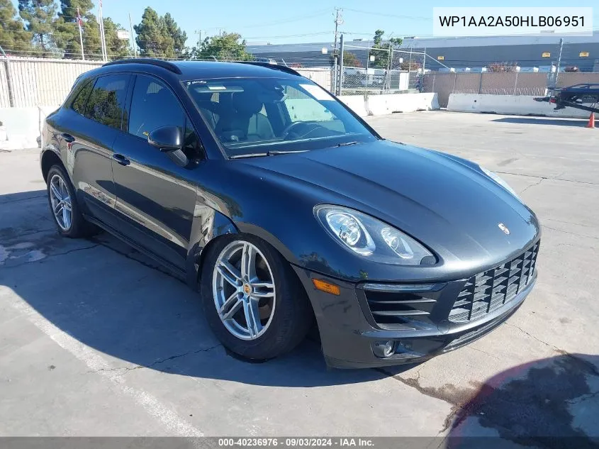 2017 Porsche Macan VIN: WP1AA2A50HLB06951 Lot: 40236976