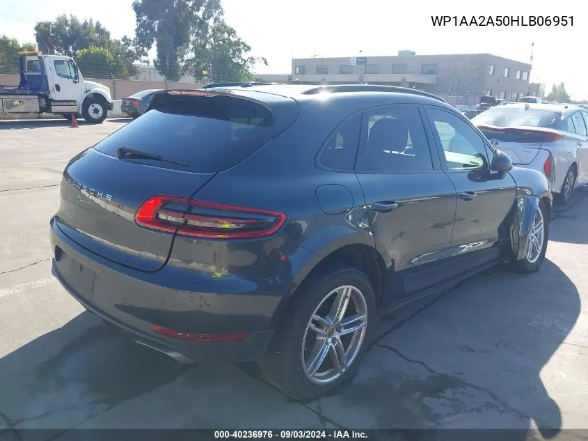 2017 Porsche Macan VIN: WP1AA2A50HLB06951 Lot: 40236976