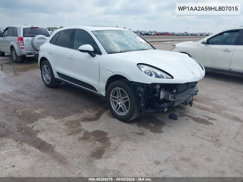 WP1AA2A59HLB07015 2017 Porsche Macan