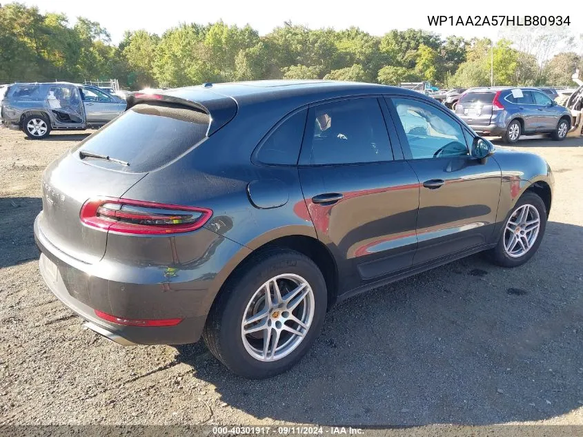 WP1AA2A57HLB80934 2017 Porsche Macan