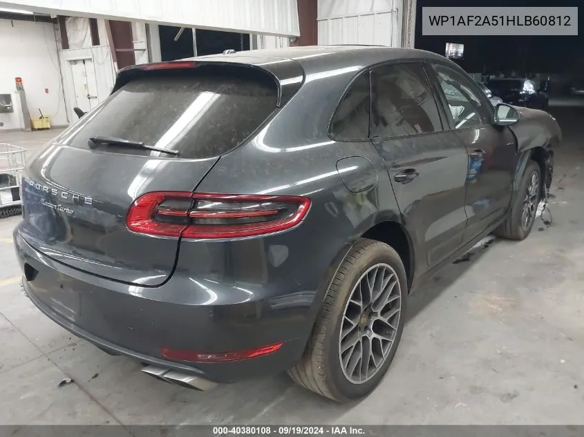 2017 Porsche Macan Turbo VIN: WP1AF2A51HLB60812 Lot: 40380108