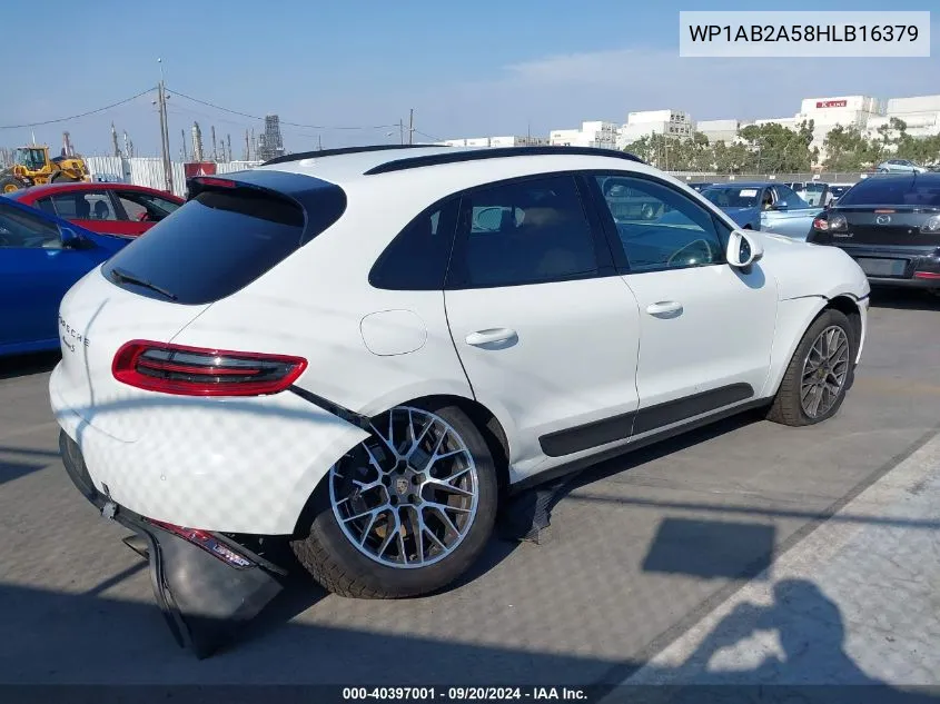 WP1AB2A58HLB16379 2017 Porsche Macan S