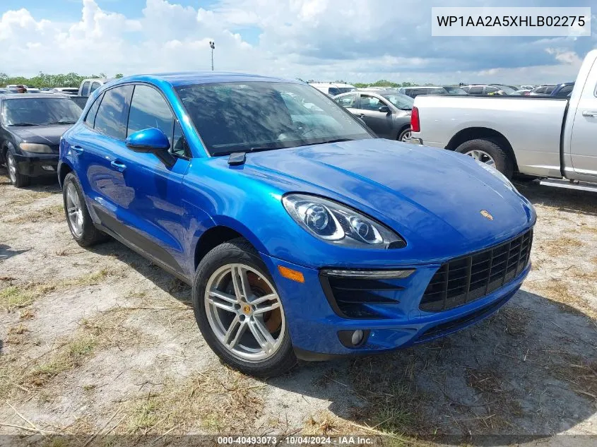 2017 Porsche Macan VIN: WP1AA2A5XHLB02275 Lot: 40493073