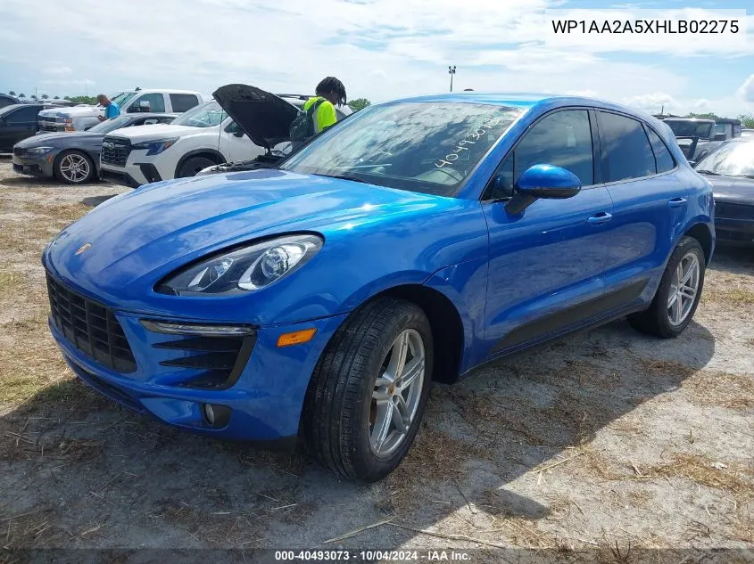 2017 Porsche Macan VIN: WP1AA2A5XHLB02275 Lot: 40493073