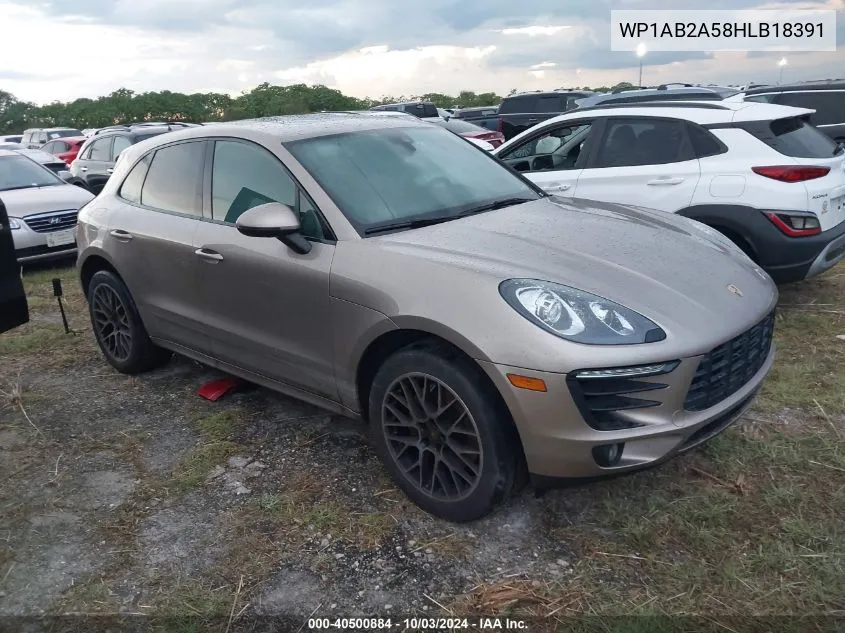 WP1AB2A58HLB18391 2017 Porsche Macan S