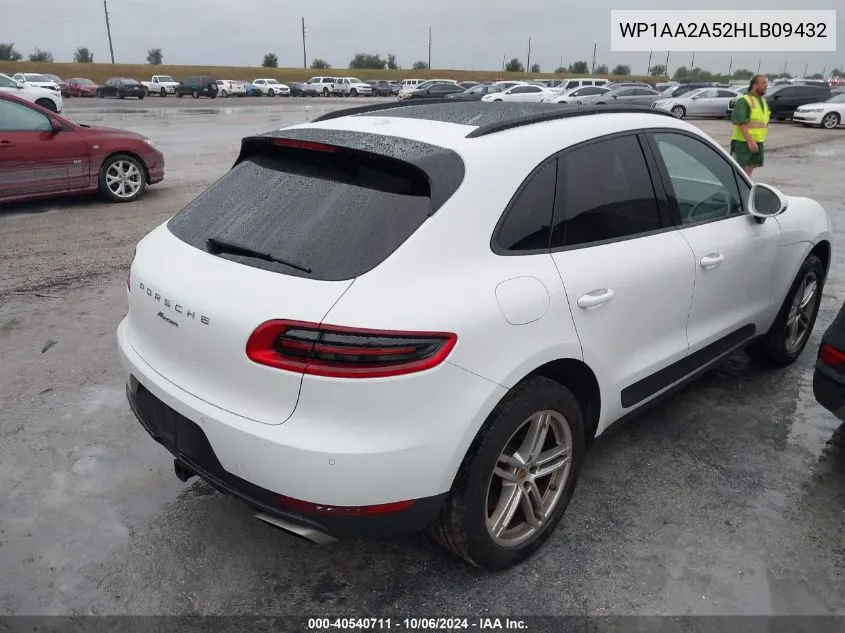 2017 Porsche Macan VIN: WP1AA2A52HLB09432 Lot: 40540711