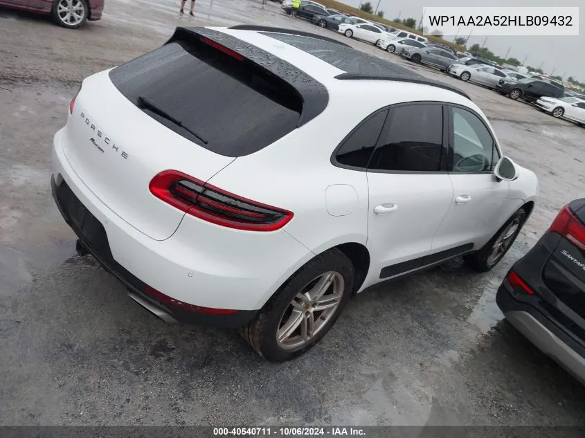 2017 Porsche Macan VIN: WP1AA2A52HLB09432 Lot: 40540711