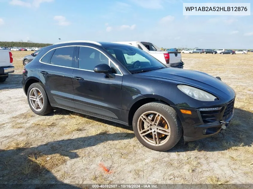 2017 Porsche Macan S VIN: WP1AB2A52HLB12876 Lot: 40592507