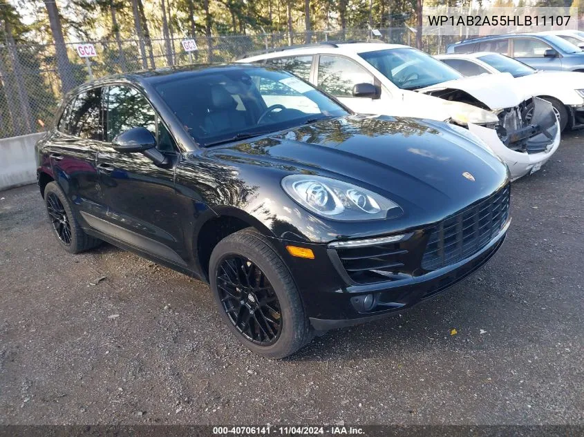 2017 Porsche Macan S VIN: WP1AB2A55HLB11107 Lot: 40706141