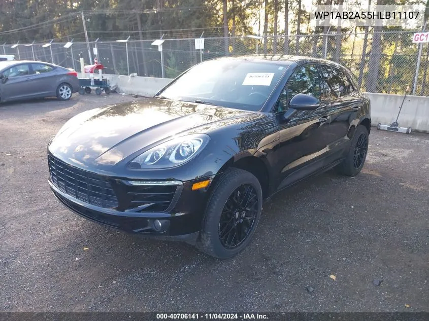 2017 Porsche Macan S VIN: WP1AB2A55HLB11107 Lot: 40706141