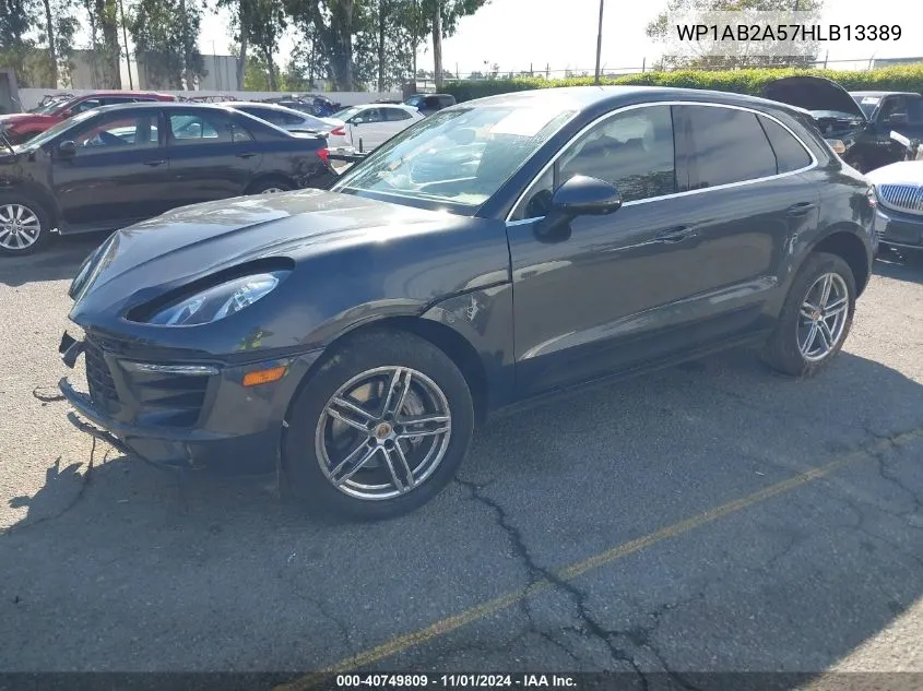 2017 Porsche Macan S VIN: WP1AB2A57HLB13389 Lot: 40749809