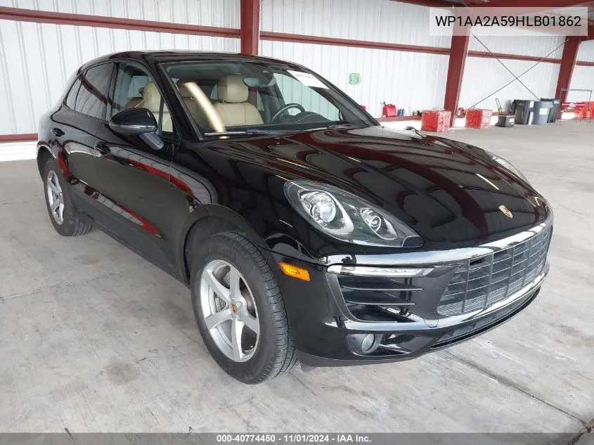 2017 Porsche Macan VIN: WP1AA2A59HLB01862 Lot: 40774450