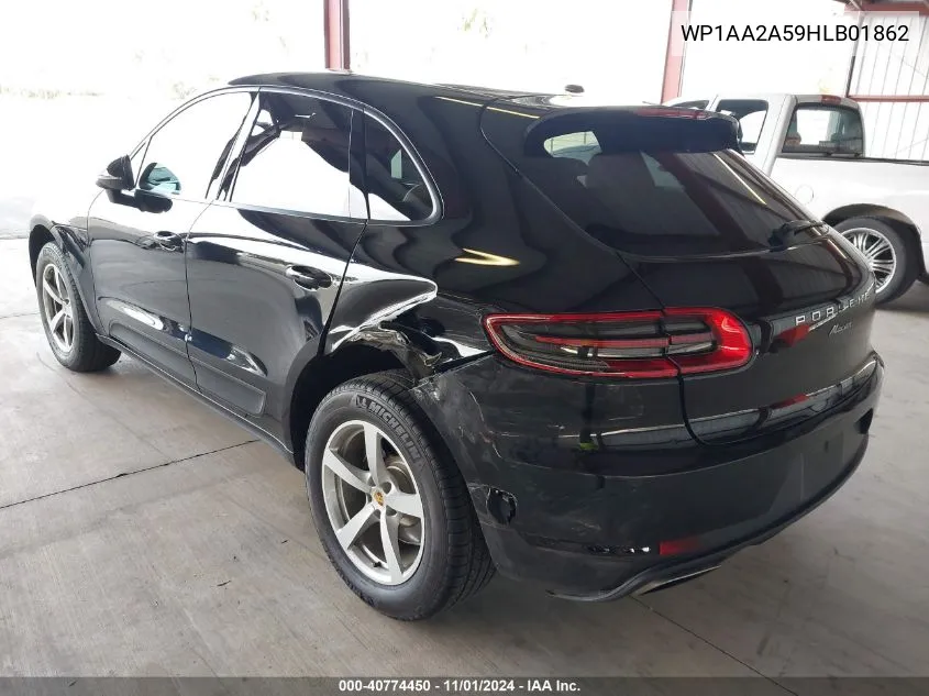 2017 Porsche Macan VIN: WP1AA2A59HLB01862 Lot: 40774450