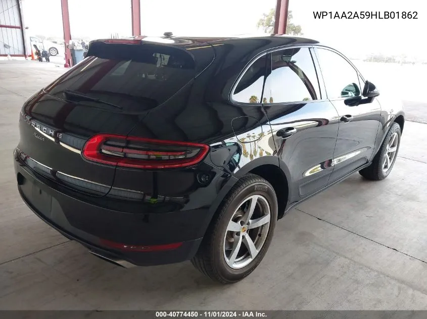 2017 Porsche Macan VIN: WP1AA2A59HLB01862 Lot: 40774450