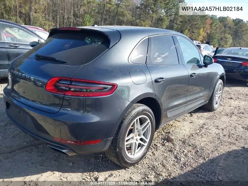 2017 Porsche Macan VIN: WP1AA2A57HLB02184 Lot: 40777029