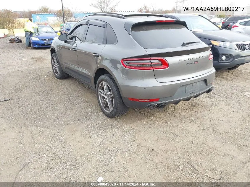 WP1AA2A59HLB09217 2017 Porsche Macan