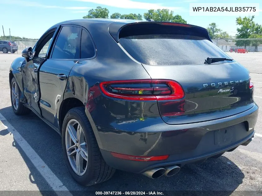 WP1AB2A54JLB35775 2018 Porsche Macan S