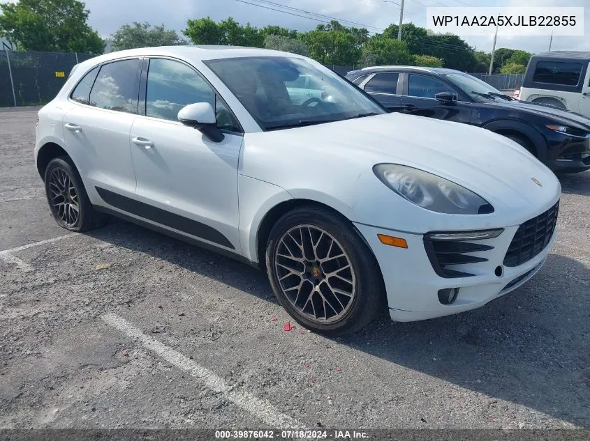 2018 Porsche Macan Sport Edition VIN: WP1AA2A5XJLB22855 Lot: 39876042